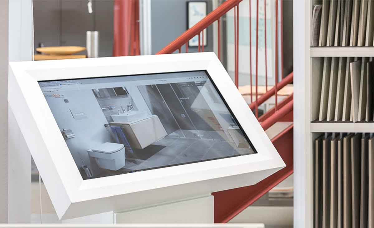 Moderne Fliesenausstellung: Fliesen Busch