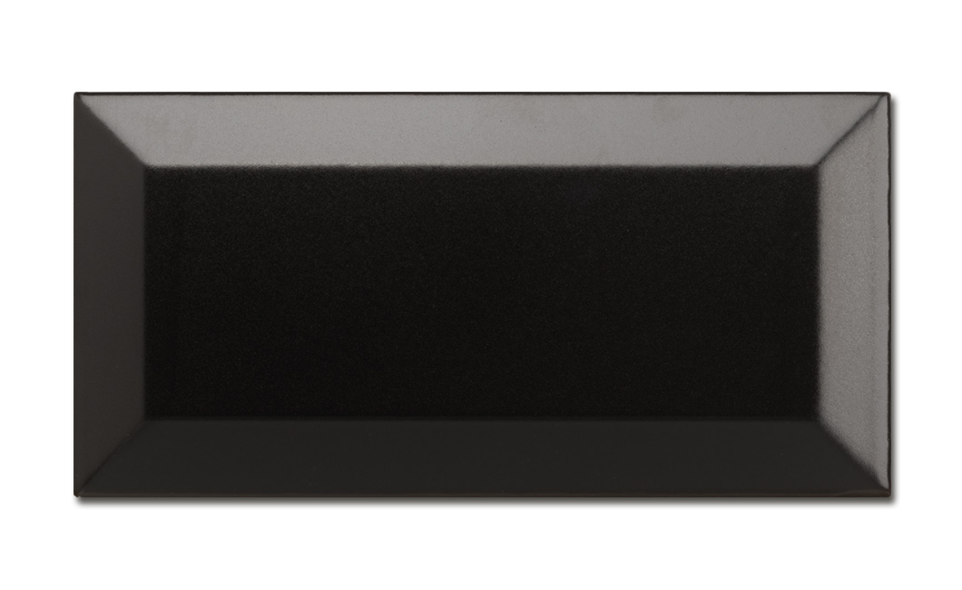 C+S Metro Fliese Schwarz matt - Louvre